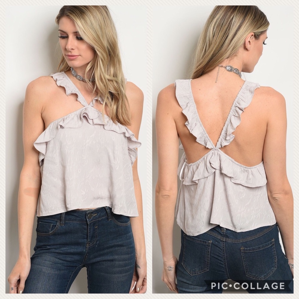Ruffle Crop Top